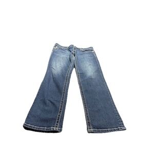 Miss Me Women’s Medium Wash Signature Skinny Jeans! Size 34 40x30